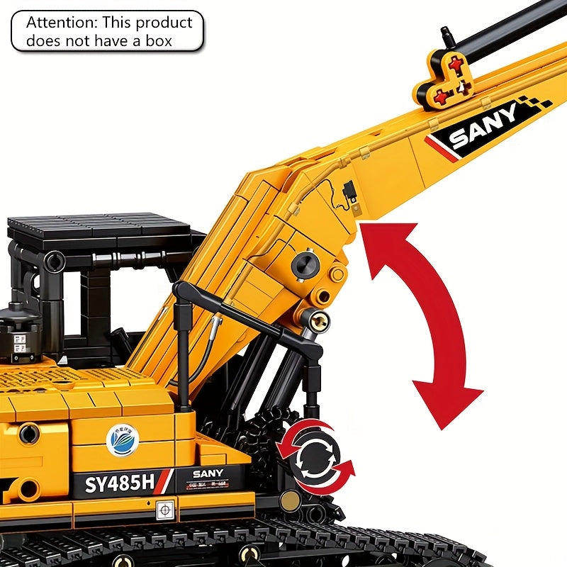1022pcs Excavator Building Blocks Set